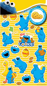 Cookie Monster Stickers - OUT OF STOCK