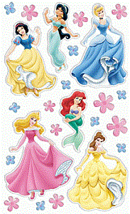 Disney Princess Gem Stickers