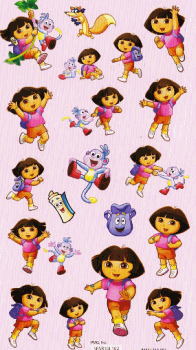 Dora Having Fun Stickers