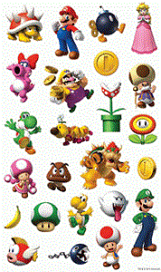 Nintendo Mario Stickers