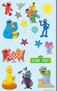 Seseme Street - Big Bird Stickers