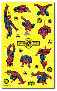Spider Man Theme Stickers