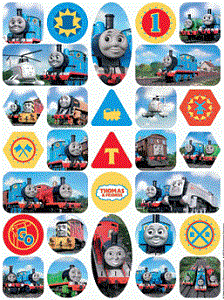 Thomas the Tank Theme Stickers