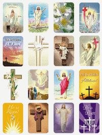 He is Risen Easter Stickers