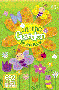In the Garden Flower Sticker Book