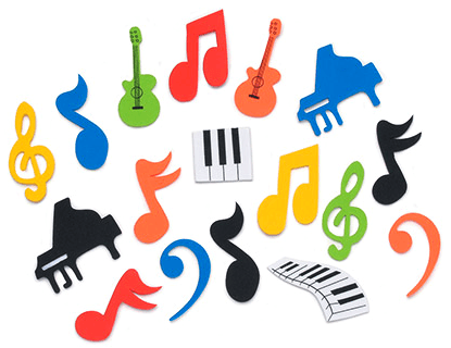 Music Symbols Foamies Stickers