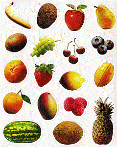 Photo Fruit Stickers