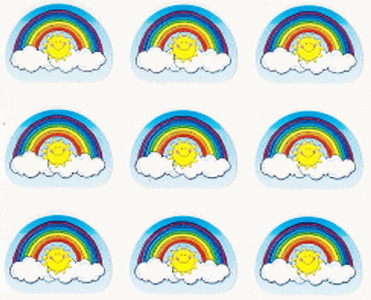 Happy Rainbow Smiles Stickers