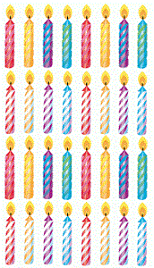 Birthday Candle Stickers