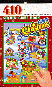 Christmas Game Sticker Book