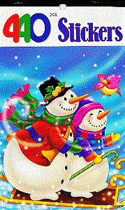 Christmas Snowman Sticker Book