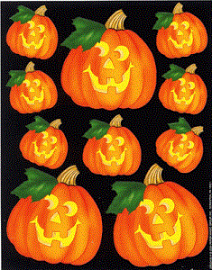 Jack O Lanterns Pumpkin Stickers