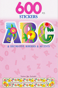 Floral Letter Sticker Book