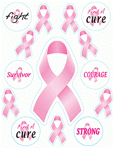 Pink Ribbon Survivor Stickers