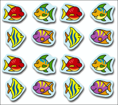 Mini Chart Fish Stickers