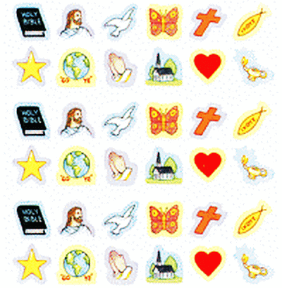 Religious Mini Stickers