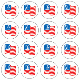 Flag Mini Chart Stickers