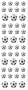 Mini Soccer Ball Stickers