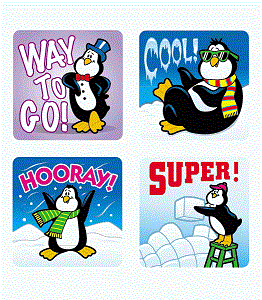 Motivational Penguin Sticker Animals