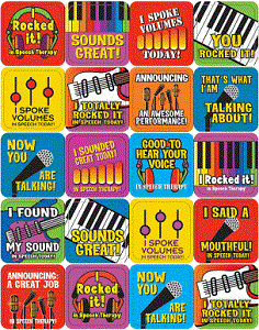 You Rocked it Music Stickers - Only 3 Left
