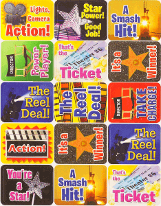 Movie Theme Stickers