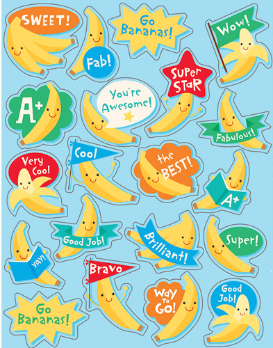 Yellow Bananas Scented Stickers