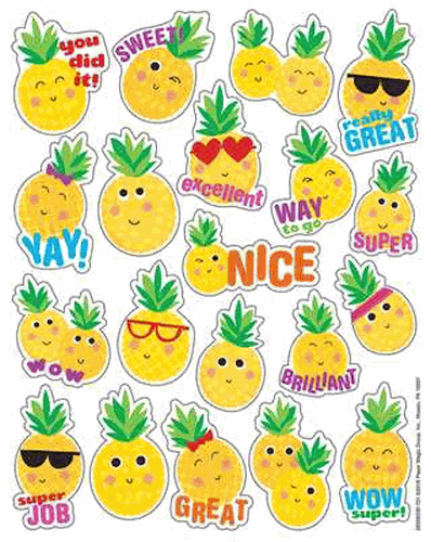 Pinapple Fruit Scented Stickers