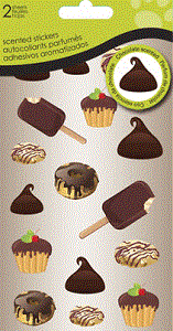 Chocolate Scented Dessert Stickers