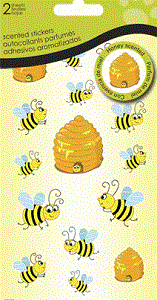 Honey Scented Bee Stickers