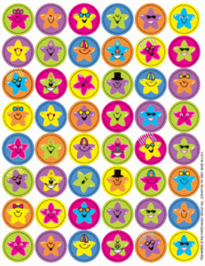 Cool Smiles Mini Star Stickers