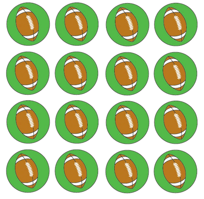 Mini Football Sports Stickers