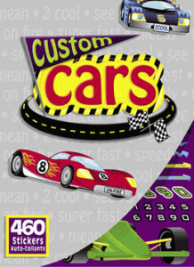 Cool Custom Cars Sticker Book
