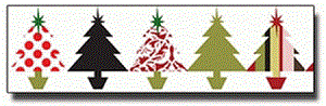Christmas Trees Sticker Tape