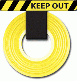 Keep Out Sticker Tape