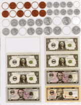 Dollar & Cents Money Stickers