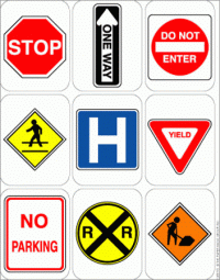 Traffic Sign Stickers