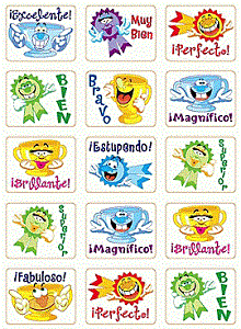 Iganadores Brillantes Spanish Stickers