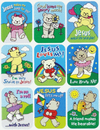Love Bears All Teddy Stickers