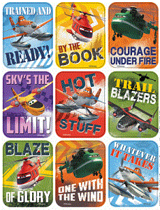 Fire Rescue Helicopter Plane Stickers