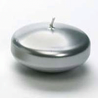 Floating Wedding Candles - Silver
