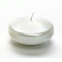 Floating Wedding Candles - White Pearlescent
