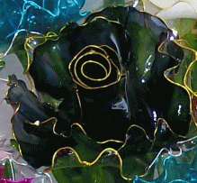 Black Crystal Rose