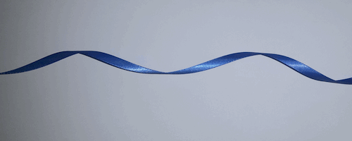 Blue Satin Ribbon 1/4 Inch - by the Yard