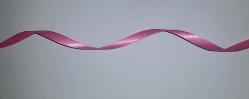 Hot Pink Satin Ribbon 1/4 Inch - by the Yard