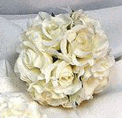 Wedding Kissing Ball - Cream Roses