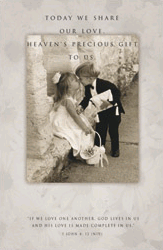 The Kiss Wedding Bulletins - Only 1 Left