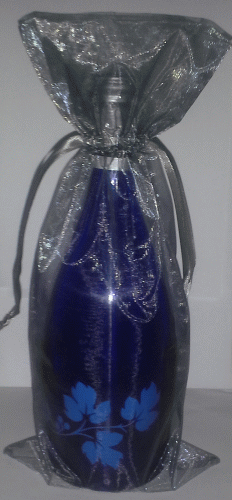 Wine Bottle Gift Bag - Grey