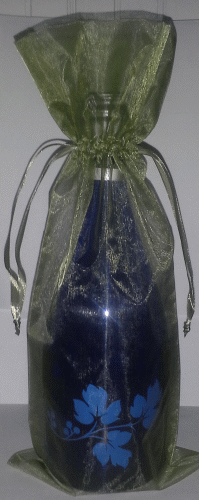 Wine Bottle Gift Bag - Olive