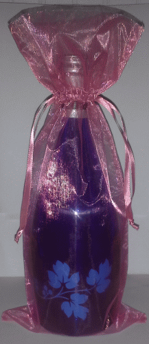 Wine Bottle Gift Bag - Rose