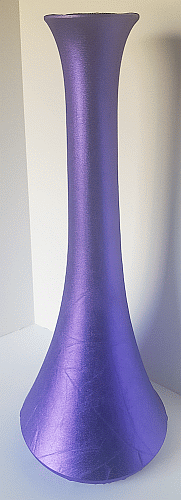 Metallic Purple Wedding Centerpiece Spandex Vase Kit